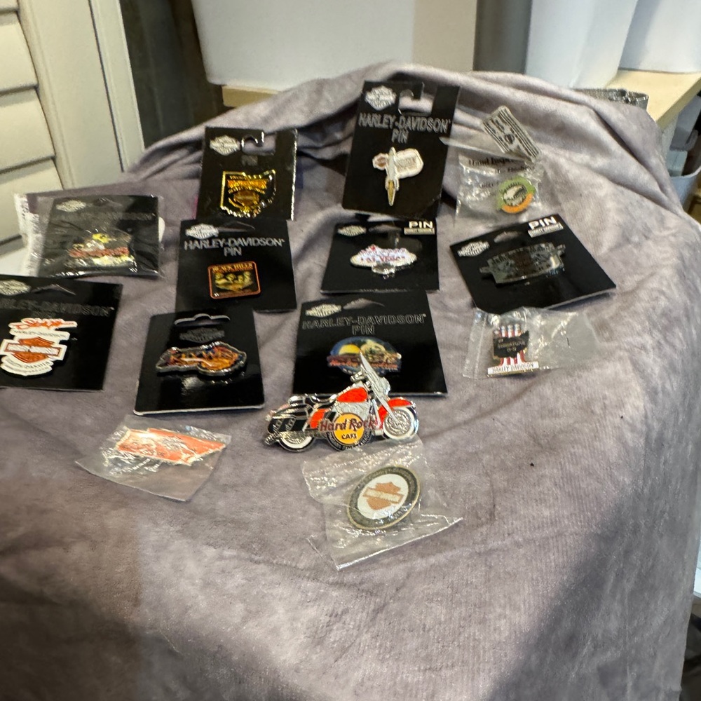 Harley-Davidson Mixed Enamel Pin‎ LOT WOW